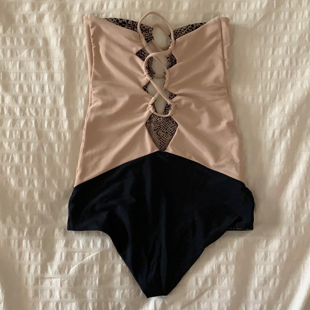 Two-Toned One-Piece // - image 1